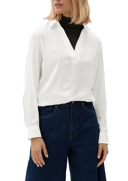 s.Oliver Bluse aus recyceltem Polyester S22  2124797