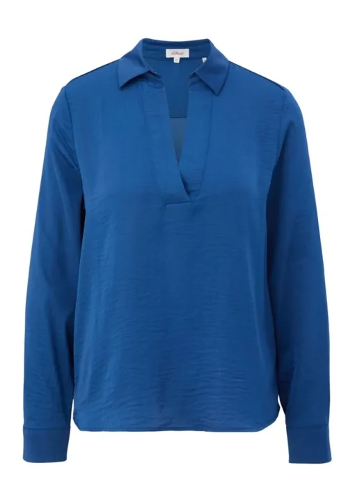 s.Oliver Bluse aus recyceltem Polyester S22  2124797