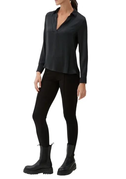 s.Oliver Bluse aus recyceltem Polyester S22  2124797