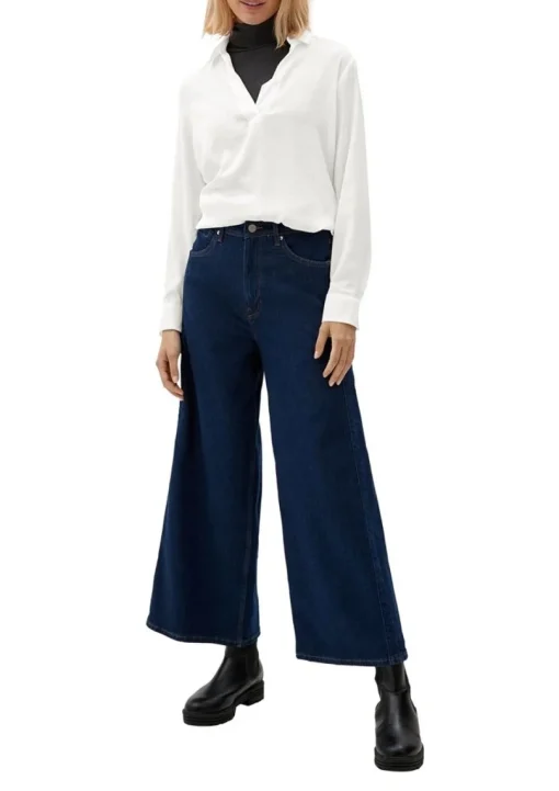 s.Oliver Bluse aus recyceltem Polyester S22  2124797