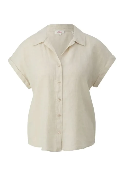 s.Oliver Bluse Kurzarm Leinen S14 2147437