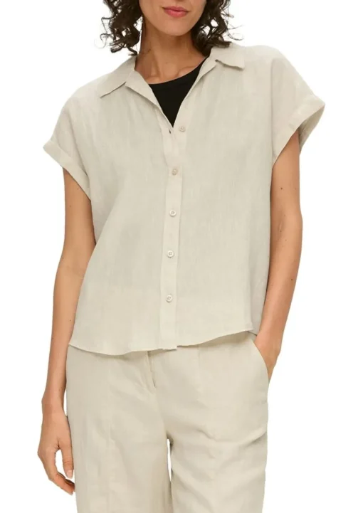 s.Oliver Bluse Kurzarm Leinen S14 2147437