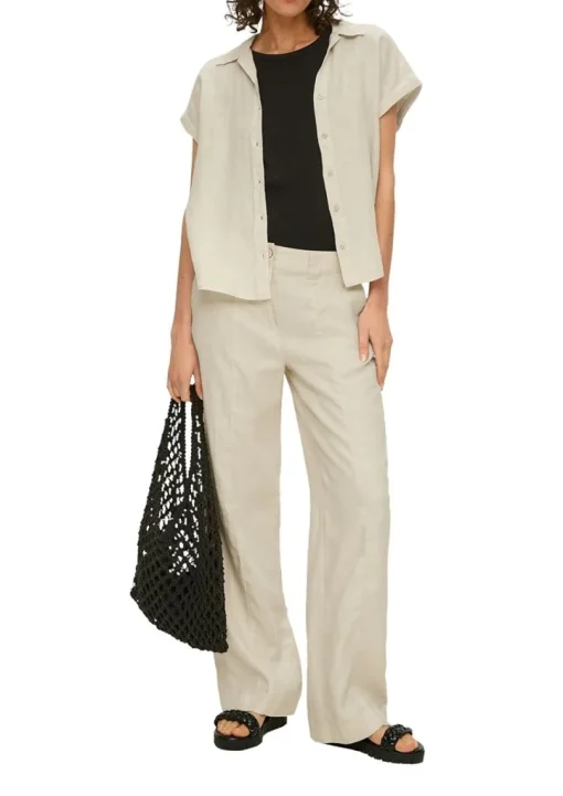 s.Oliver Bluse Kurzarm Leinen S14 2147437