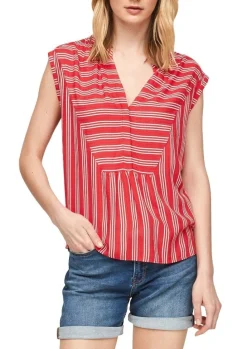 s.Oliver Bluse V - Ausschnitt gemustert 1/2 Arm 2100030