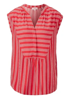s.Oliver Bluse V - Ausschnitt gemustert 1/2 Arm 2100030