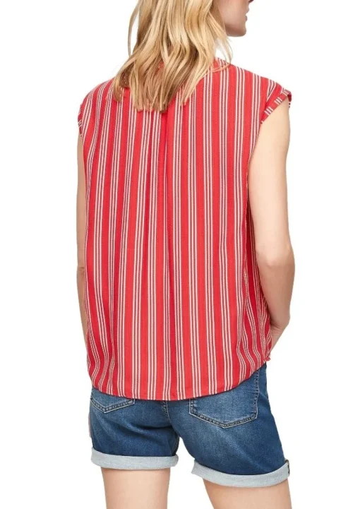 s.Oliver Bluse V - Ausschnitt gemustert 1/2 Arm 2100030