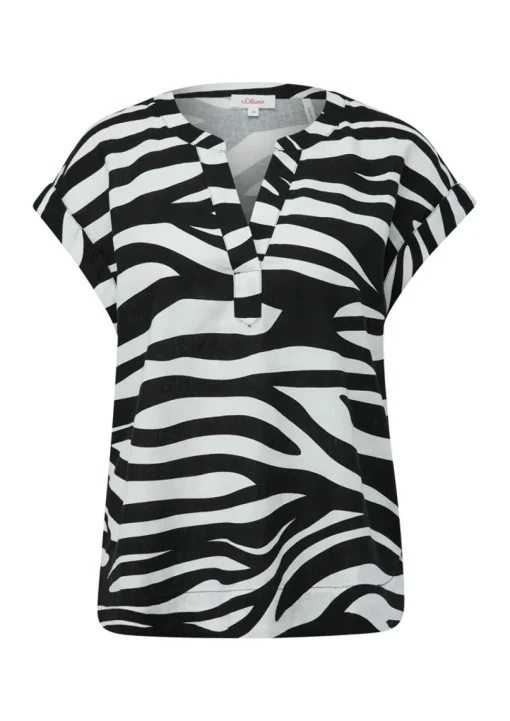 s.Oliver Blusenshirt aus Leinemix S14 2147386