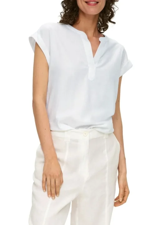 s.Oliver Blusenshirt aus Leinemix S14 2147386