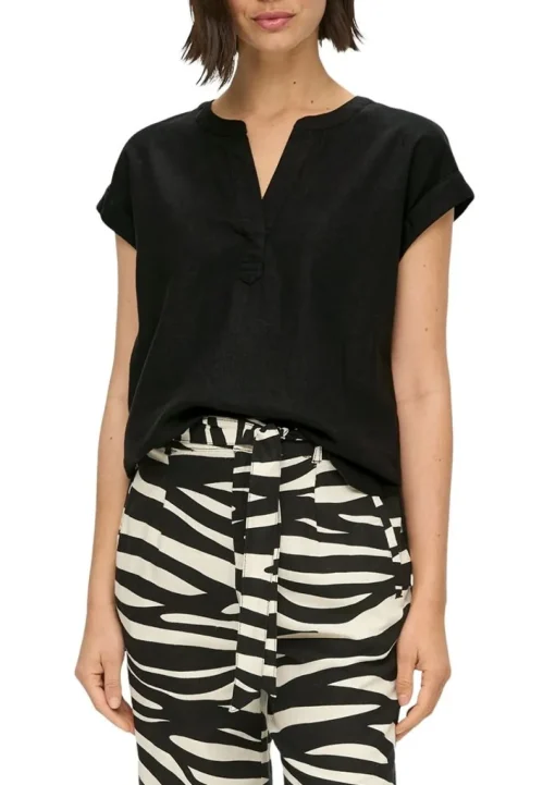 s.Oliver Blusenshirt aus Leinemix S14 2147386