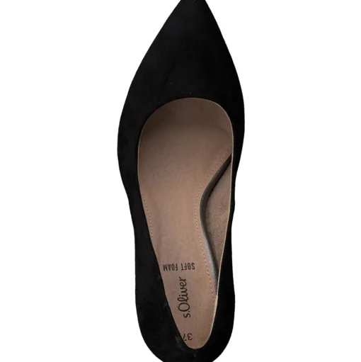 s.Oliver Damen Pumps klassisch schwarz S22 5-5-22411-39