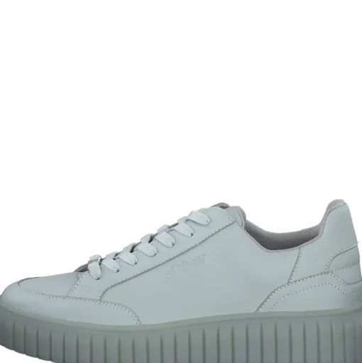s.Oliver Damen Schnürhalbschuh nude, soft blue S13  5-5-23645-30
