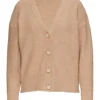s.Oliver Eleganz Strickjacke Damen weiß&braun 2151607