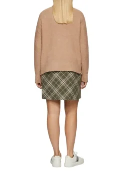 s.Oliver Eleganz Strickjacke Damen weiß&braun 2151607