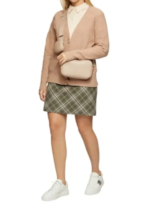 s.Oliver Eleganz Strickjacke Damen weiß&braun 2151607