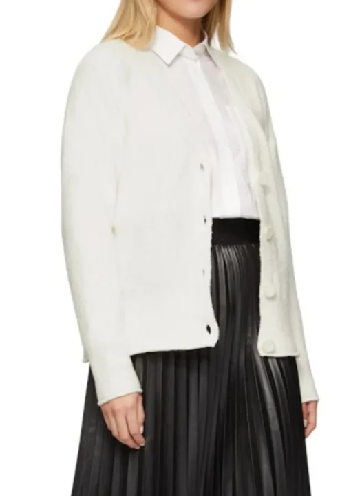 s.Oliver Eleganz Strickjacke Damen weiß&braun 2151607