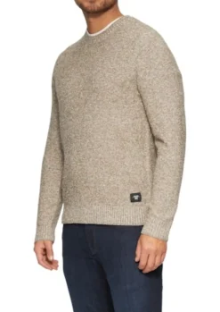 s.Oliver Grobstrickpullover Herren schwarz&braun S24 2156061