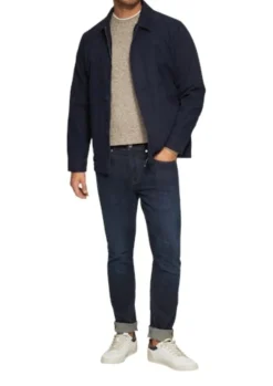s.Oliver Grobstrickpullover Herren schwarz&braun S24 2156061