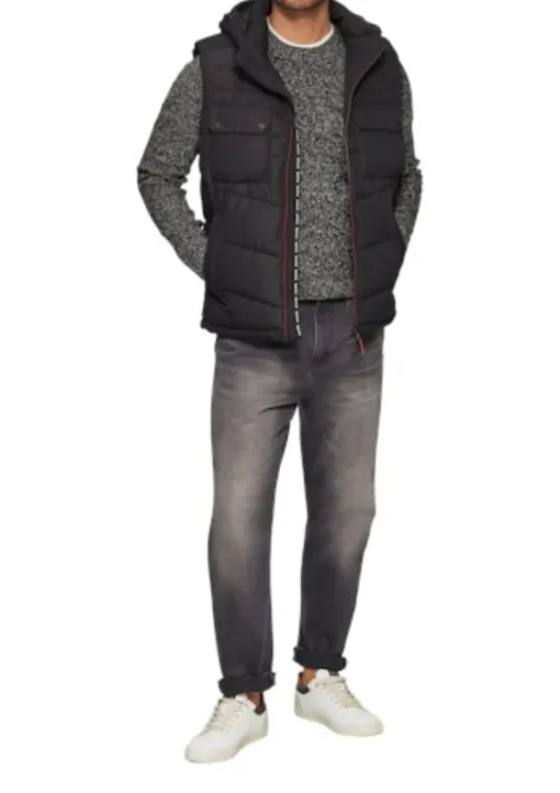 s.Oliver Grobstrickpullover Herren schwarz&braun S24 2156061