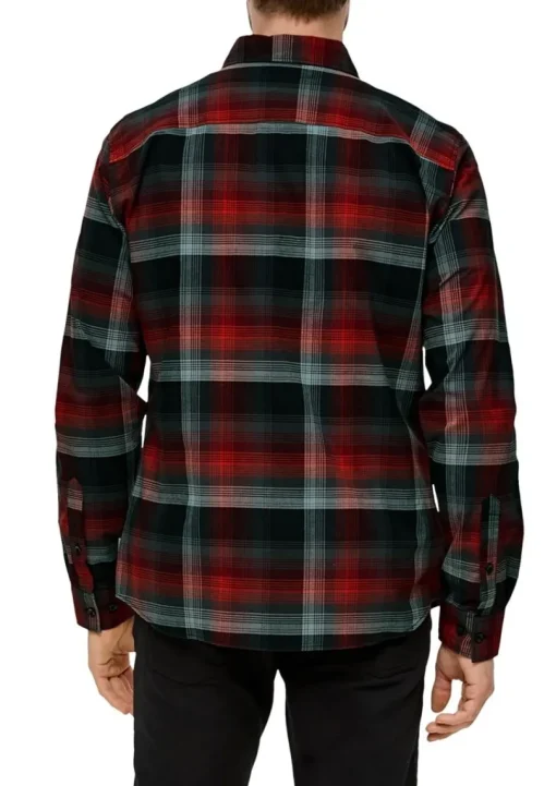 S.Oliver Hemd aus Baumwollstretch rot S14 2137932