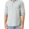 s.Oliver Hemd Langarm Slim Fit Baumwolle grün 2109893
