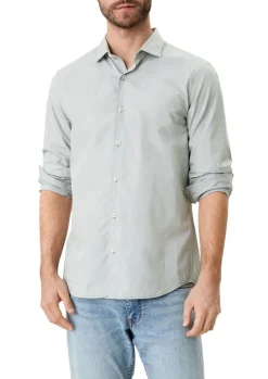 s.Oliver Hemd Langarm Slim Fit Baumwolle grün 2109893