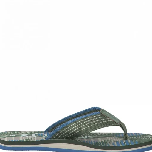 s.Oliver Herren Flip Flops Zehentrenner grün S12  5-5-17210-38