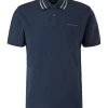 s.Oliver Herren Poloshirt mit Streifendetail blau, grün S13  2113224