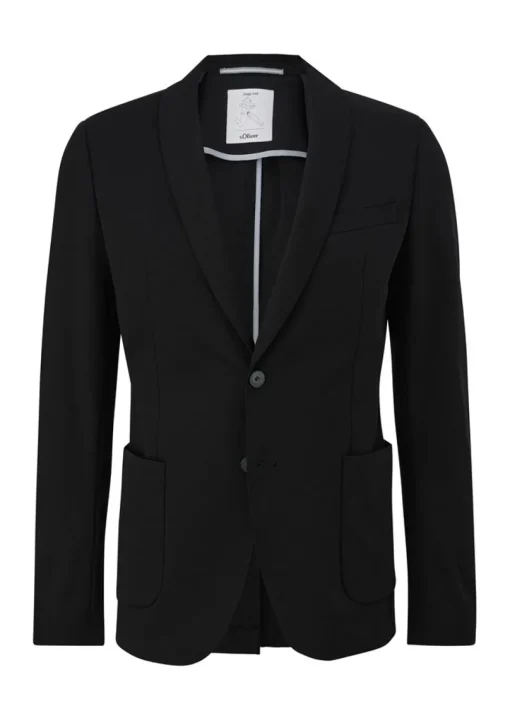 s.Oliver Herren Sakko Jogg Sakko schwarz S23 2138975