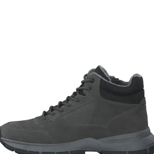 s.Oliver Herren Schnürboots Schnürschuh  Warmfutter grau schwarz S22 5-5-15201-29