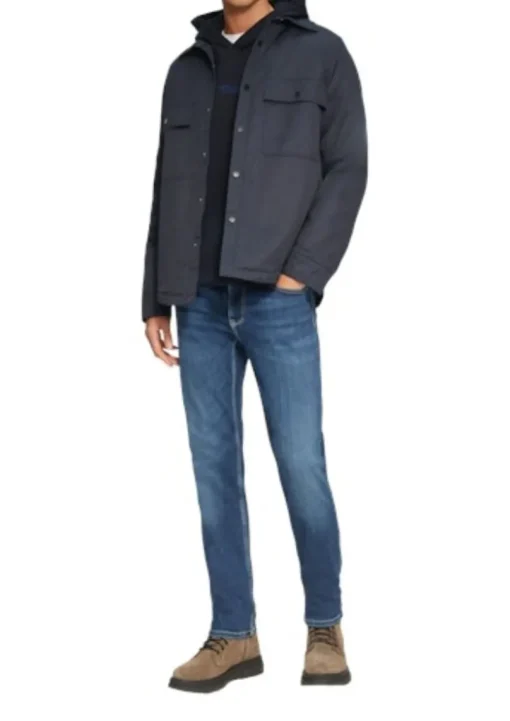 s.Oliver Hoodie Herren blau S24 2157203