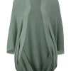 S.Oliver Indoor-Poncho mit Strickmuster grün, blau S14 2134252