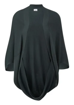 S.Oliver Indoor-Poncho mit Strickmuster grün, blau S14 2134252