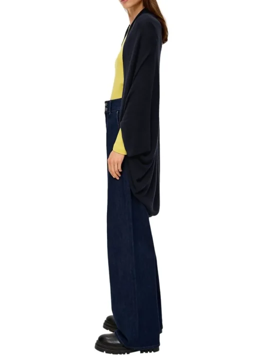 S.Oliver Indoor-Poncho mit Strickmuster grün, blau S14 2134252
