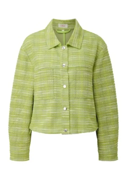 s.Oliver Jacke Damen grün S24 2141095