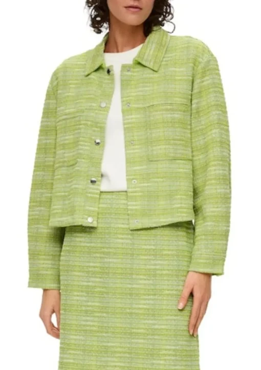 s.Oliver Jacke Damen grün S24 2141095
