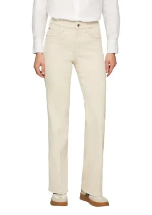 s.Oliver Jeans Hose Damen beige S24 2157405