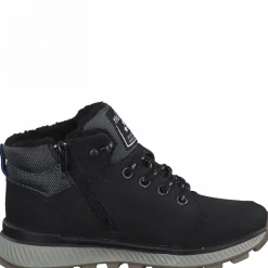 s.Oliver Kinder  Jungen Schnürschuh Halbhoch TEX- Membran schwarz S21 5-5-45100-27
