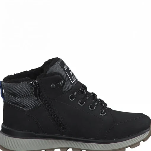 s.Oliver Kinder  Jungen Schnürschuh Halbhoch TEX- Membran schwarz S21 5-5-45100-27