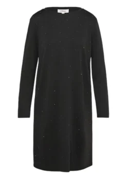 s.Oliver kurze Jersey Kleid Damen schwarz S24 2160122