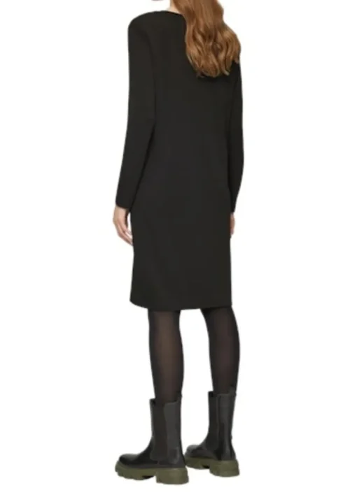s.Oliver kurze Jersey Kleid Damen schwarz S24 2160122