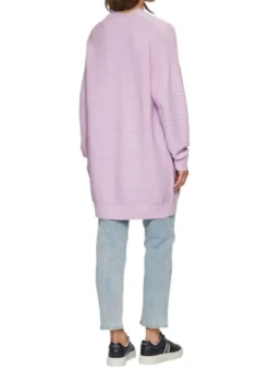 s.Oliver Kuscheling-weiche Strickjacke Damen lila&blue S24 2154766