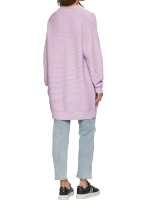 s.Oliver Kuscheling-weiche Strickjacke Damen lila&blue S24 2154766