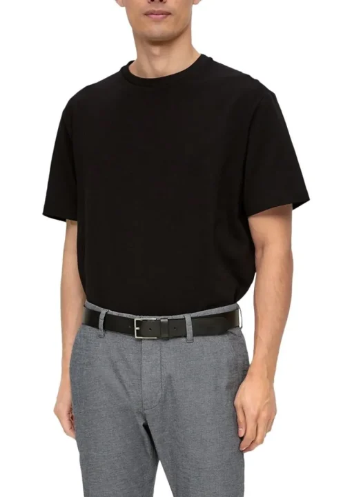 S.Oliver Ledergürtel braun, schwarz NOS 2134133