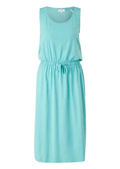 s.Oliver Midikleid mit Flammgarnstruktur türkis 12 2115797