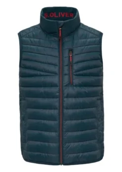 s.Oliver Outdoor-Weste Herren blue&black S24 2150251