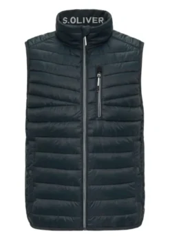 s.Oliver Outdoor-Weste Herren blue&black S24 2150251