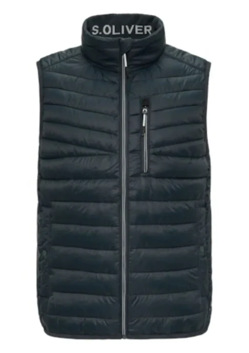 s.Oliver Outdoor-Weste Herren blue&black S24 2150251