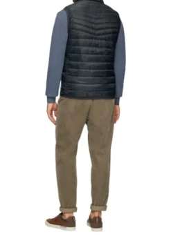 s.Oliver Outdoor-Weste Herren blue&black S24 2150251