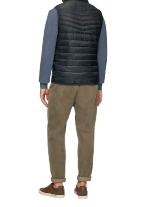 s.Oliver Outdoor-Weste Herren blue&black S24 2150251