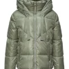 s.Oliver Puffferjacke Damen grün&weiß S24 2156380